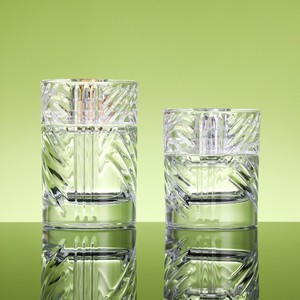 Botella de Perfume de Vidrio de 50 ml, Juego de Botellas Cilíndricas de 100 ml, Botella Vacía, Botella Transparente, Botella Recargable de Perfume - Product Image 1