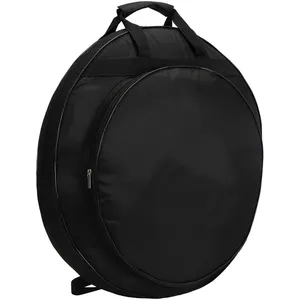 címbalos gig bag Suppliers-Bolsa para cardan de 22 "com dois bolsos, bolsa acolchoada para armazenamento de ciclismo com 3 compartimentos internos