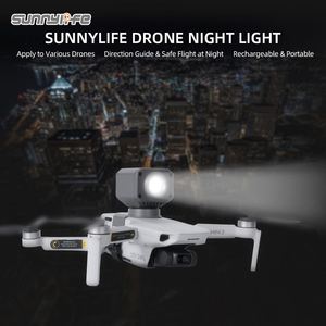 Sunnylife गबन सामान रात उड़ान प्रकाश नेविगेशन स्पॉट लाइट हेडलाइट फ्लैश दीपक Mavic के लिए मिनी <span class=keywords><strong>2</strong></span>/Mavic <span class=keywords><strong>2</strong></span>/mavic हवा <span class=keywords><strong>2</strong></span> - Product Image 5