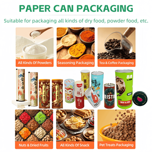 Emballage alimentaire en papier pour fruits secs, noix, amandes, pistaches, noix de cajou, tube d'emballage, boîte - Product Image 4