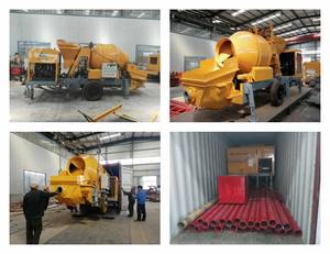 내구성 긴 수명 서비스 휴대용 콘크리트 펌프 및 믹서 건설 작업 펌프/Bomba De Mezcla De Hormigon이있는 콘크리트 믹서 - Product Image 4