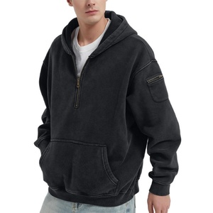 Sudadera con Capucha Unisex Personalizada con Logotipo, Otoño Invierno, 450GSM, Algodón Grueso, Patrón Sólido, Bordado 3D, Sudadera Larga con Capucha - Product Image 6