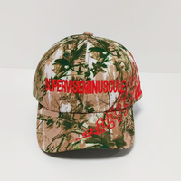 Gorra de Béisbol Deportiva con Camuflaje de Leopardo de Seis Lados, Personalizable, con Tela de Sublimación Térmica y Proceso de Bordado, Directo de Fábrica