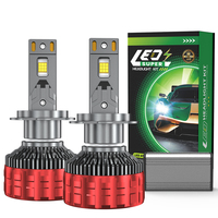 HYNBYZJ 240W Super Lumineux Phare LED H4 pour Voiture, Phare LED H1 30000LM, Ampoules LED H7 H11 6500K