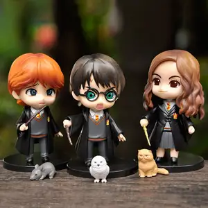 Bộ Phim Ma Thuật 10Cm, Đồ Chơi Búp Bê Harry, Đồ Chơi Nhân Vật Hành Động Potter Weasley Và Hermione Ron PVC