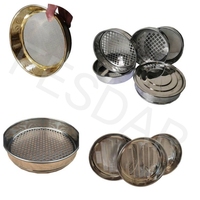 ASTM Stainless Steel Laboratory Test Sieve Vibrating Sieve Soil Screening Device