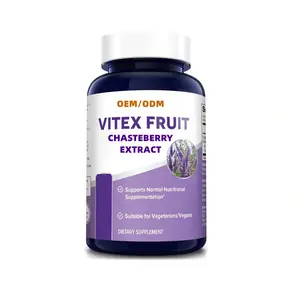 OEM 호르몬 밸런스 Vitex Agnus-Castus Chasterberry 추출물 분말 보충 캡슐 여성용