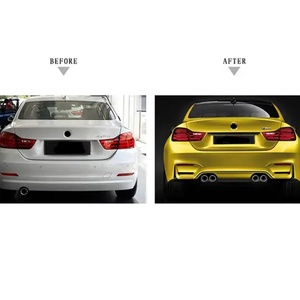 Kit carrosserie de style M4 modifié pour BMW Série 4 F32 F36 2014-2017, mise à niveau vers le pare-chocs avant M4, pare-chocs arrière, jupe latérale, calandre, capot - Product Image 6