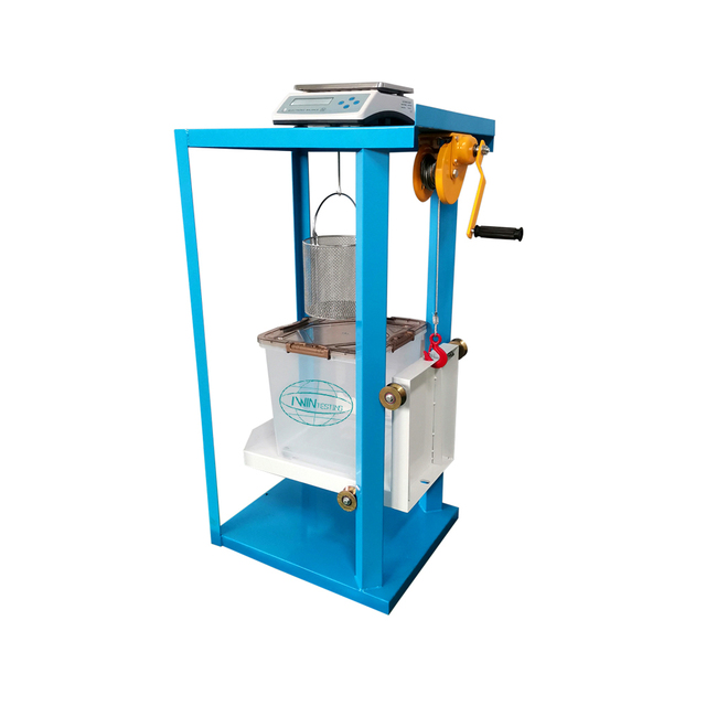Integrated Electronic Measuring Balance Stable Specific Gravity Frame 1-Year ASTM Hydraulic Machine Testing Lab Equipment Use