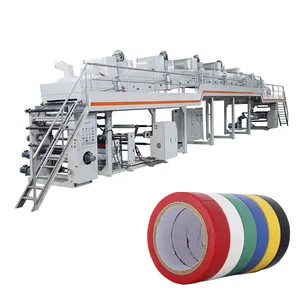 High productivity pvc tape adhesive tape coating machine