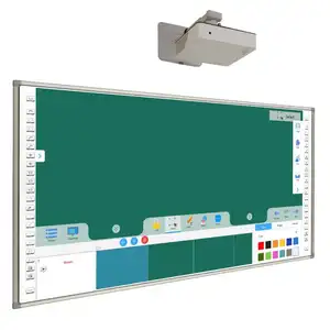 86 인치 벽걸이 디지털 간판 대화 형 화이트 보드 지능형 터치 스크린 스마트 보드 학교 교육 학교