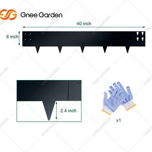 Bordure de jardin en plastique pour bordures de lit de fleurs faciles à bricoler - Product Image 2