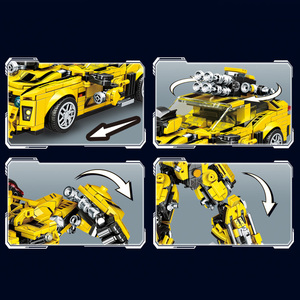 792pcs giáo dục xây dựng biến dạng robot xe đồ chơi Kid khối xây dựng biến đổi hành động mô hình robot juguetes - Product Image 4