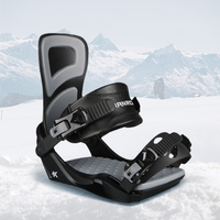 Attache de cheville à boucle réglable en alliage d'aluminium personnalisée avec sangle de cheville et fixation de bottes de snowboard personnalisée