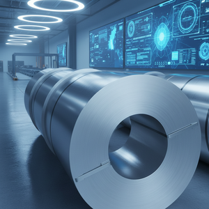 Bobine d'acier galvanisé importée avec services de traitement, largeur 900-1250 mm, code produit SPCC, peut être utilisée pour les systèmes de pipelines - Product Image 1