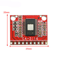 Carte d'amplificateur de puissance audio numérique CA-3116 50Wx2 4-24V 100W Super TDA7492 TPA3116d2
