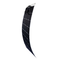 100% Module Mono photovoltaïque 100W panneau solaire Flexible noir pour camping-car maison bateau jardin balcon vente en gros en Europe