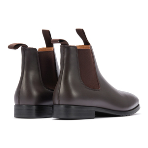 <span class=keywords><strong>Bottines</strong></span> <span class=keywords><strong>Chelsea</strong></span> Homme en Cuir Véritable, Doublure en Peau de Vachettes et Première de Propreté en Latex EVA, Semelle en Caoutchouc Brut, Modèle à Enfiler - Product Image 3