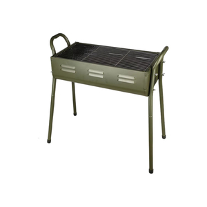 Parrilla de Carbón Portátil Moderna 2026, Parrilla Plegable de Acero al Carbono, Altura Ajustable, Superficie Antiadherente - Product Image 1