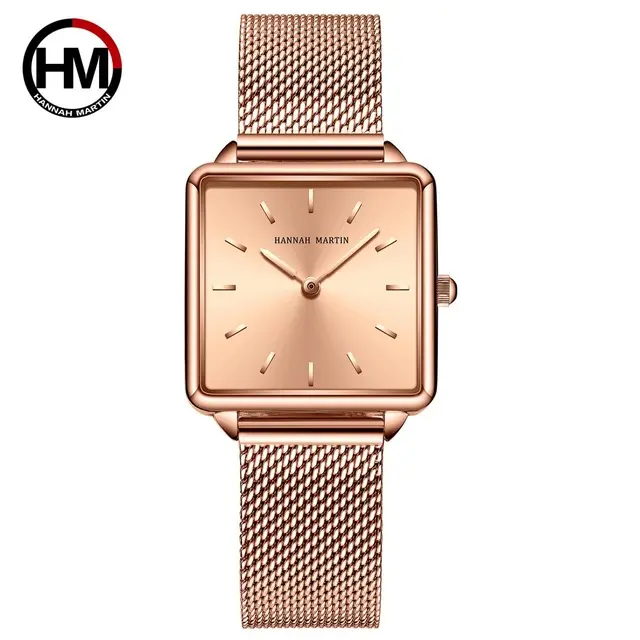 HANNAH MARTIN 108 Europe Style Quartz Ladies Small Dial Analog Luxury Wrist Watch Women