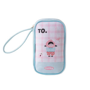 Nouvelle conception, sac de rangement multifonctionnel pour cartes d'identité, pochette portable pour cartes, portefeuille de voyage en flanelle, trousse à crayons multicouche - Product Image 6