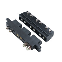 Connecteur d'alimentation en cuivre aérospatial JDS-06, module à ressort avancé, plaqué argent et or, branchement souple, faible résistance, 120A