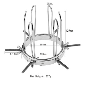 Tapón <span class=keywords><strong>Anal</strong></span> Ajustable e Impermeable, Expansor de Túnel Hueco, Tapón <span class=keywords><strong>Anal</strong></span>, Estirador Vaginal y <span class=keywords><strong>Anal</strong></span>, Juguetes Sexuales Anales de Acero Inoxidable para Hombres y Mujeres - Product Image 2