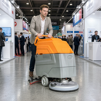 Autolaveuse industrielle manuelle 3-en-1 pour le nettoyage des sols commerciaux, centres commerciaux, garages et entretenement de propriétés