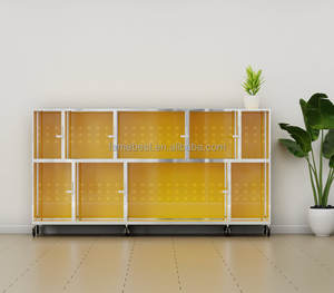 Kandang Double Decker dengan pintu kaca kabin sistem tumpuk ganda - Product Image 1