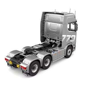 รถบรรทุก RC รุ่น SJY-K5802 แบบ 6x6 ตัวถังโลหะ พร้อมระบบเสียงและไฟ 2 สปีด ขนาด 1/14  ประตูเปิดได้ ของเล่นโมเดลระดับผู้เชี่ยวชาญ 4 ช่องสัญญาณ ระยะควบคุม 50 เมตร - Product Image 3