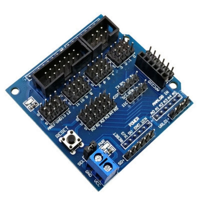 OKY2204 Sensor Shield V5.0 Expansion Board for Arduino Electronic Building Blocks Robot Accessories Sensor Shield