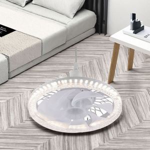 พัดลมเพดาน LED รุ่นใหม่ E004 พร้อมรีโมทคอนโทรล 85-265V ติดตั้งง่าย แสงสีขาวหรี่แสงได้ มอเตอร์แบบ Direct Cur สำหรับโครงการตกแต่งบ้าน - Product Image 3