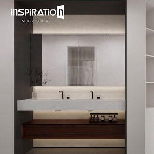 <span class=keywords><strong>Lavabo</strong></span> de baño UHPC al por mayor, <span class=keywords><strong>lavabo</strong></span> de baño de cemento de lujo para hotel, lavabos de hormigón - Product Image 4