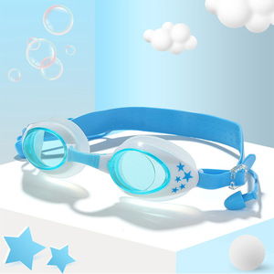 Gafas de Natación para Niños, Color Rosa, Antivaho, Impermeables, de Silicona - Product Image 4
