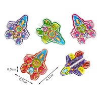 Jouets de labyrinthe à billes en plastique en gros, mini avions de combat, jeu de flipper, jouets de labyrinthe classiques multicouches pour enfants