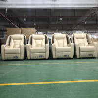 Business Car Mikro faser Sitz Power Rec lining Luxus bus Elektrischer Sofas tuhl Ven Sitze Theater Sitzplätze für 4