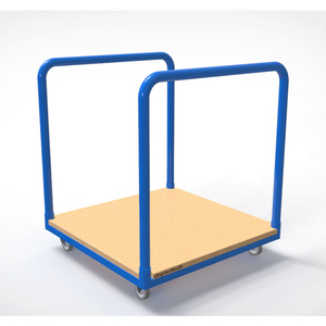 Plate-forme en <span class=keywords><strong>bois</strong></span> poignée en acier pivotant <span class=keywords><strong>chariot</strong></span> - Product Image 1