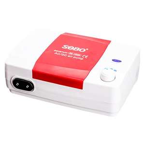 Pompa udara baterai AC/DC akuarium tangki ikan Portable - Product Image 4