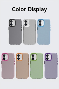 Para <span class=keywords><strong>iPhone</strong></span> 16 Pro Max 16 Pro 15 Plus, funda con anillo magnético para teléfono, textura de piel mate, transparente, antihuellas dactilares, funda antiamarillamiento - Product Image 5