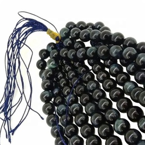 <span class=keywords><strong>Tigre</strong></span> blu con occhio di gatto perline 8mm pietra preziosa rotonda all'ingrosso - Product Image 3