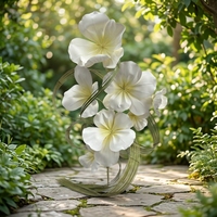 Fleurs géantes en mousse faites à la main, idéales pour la décoration personnalisée de fenêtres, usine de décoration de mariage et de jardin