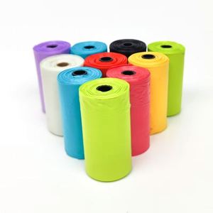 Hengtuo Free Sample Factory Direct Sales Stock Cheap Price Wholesale Eco-Friendly 400 Rolls in a <b>Box</b> Pet Dog Waste Poop Bag - Product Image 3