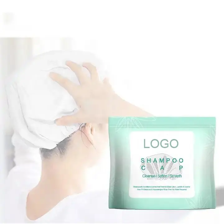 Einweg wasserlose spül freie Shampoo-Kappe Medical Wash Free Head Cap für ältere schwangere Bettlägerige oder Camping