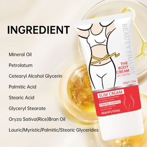 Gluta Booster Slim Body Cream 60ml Texture de peau uniforme pour la sécheresse de la peau Anti-rides Nourrissant Emollient & Radiant - Product Image 4