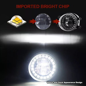 Mới Đến 30W LED Vòng Sương Mù Lái Xe Đèn Chống Thấm Nước IP67 12V 70W Phổ Đèn Sương Mù Lắp Ráp Cho <span class=keywords><strong>Toyota</strong></span> Lexus Gs350 Scion - Product Image 3