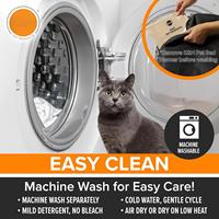 Produits pour animaux de compagnie, lit chauffant pour chien et chat Snuggle Cup Bomber, chocolat