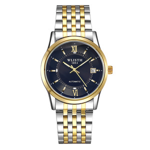 WLISTH Men's Automatic Mechanical Watch, Business <b>Calendar</b> Waterproof Stainless Steel Band Wristwatch, Wholesale Available - Product Image 4