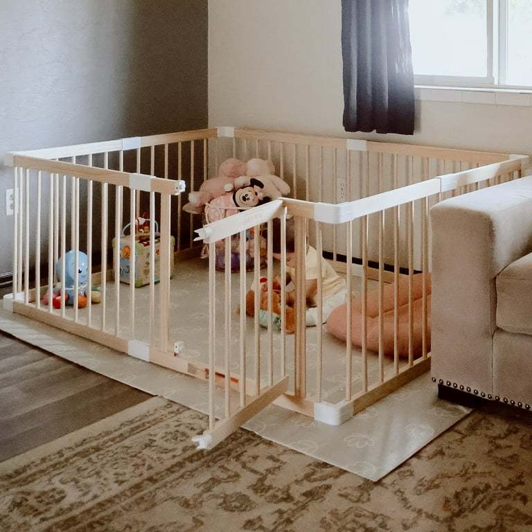 Solid Wood Indoor Outdoor Playpen for