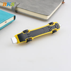 Stylo à bille fantaisie en plastique personnalisé BKS <span class=keywords><strong>2022</strong></span>, motif de voiture mignon en gel, dessin animé, course automobile, en vrac, encre noire, 14,2 cm - Product Image 6