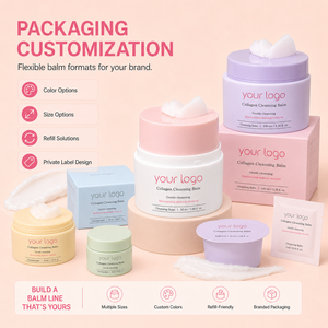 Produit coréen tendance pour le démaquillage, soin hydratant pour peaux sèches, formule au collagène, facile à utiliser, baume nettoyant au collagène pour femmes - Product Image 4